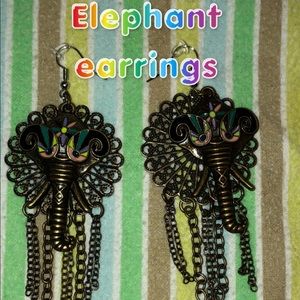 Elephant earrings